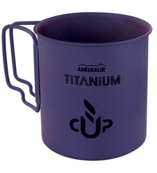 фото Титановая кружка со складными ручками Adrenalin Titanium Cup Purple