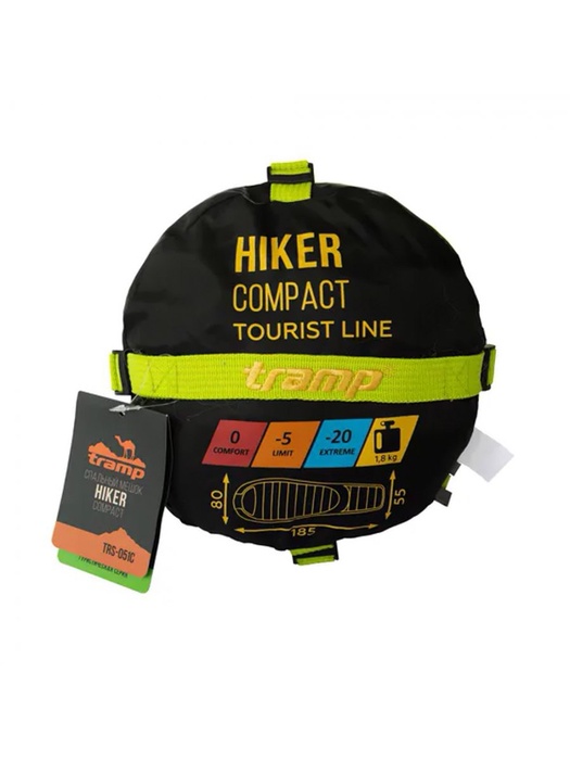 фото Спальный мешок Tramp Hiker Compact левый
