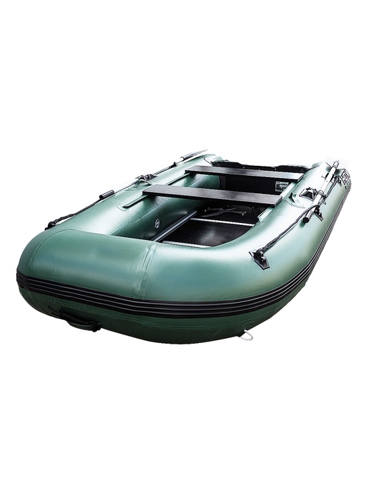 фото Надувная ПВХ лодка HDX Classic 280 с пайолом, цвет зеленый