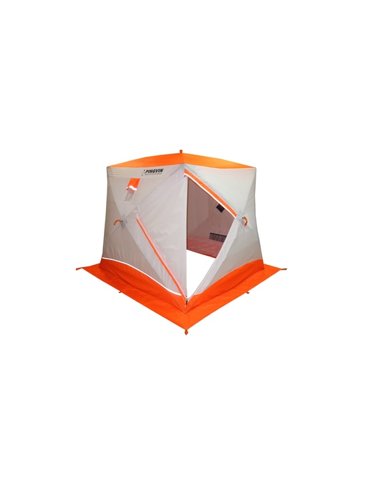 фото Палатка для зимней рыбалки Пингвин Призма Brand New (2-сл) оранжевый-белый