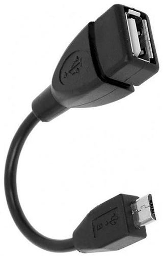 Кабель OTG micro USB - USB