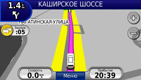 Отображение пробок в GPS навигаторах Garmin, передаваемых при помощи ТМС модуля.