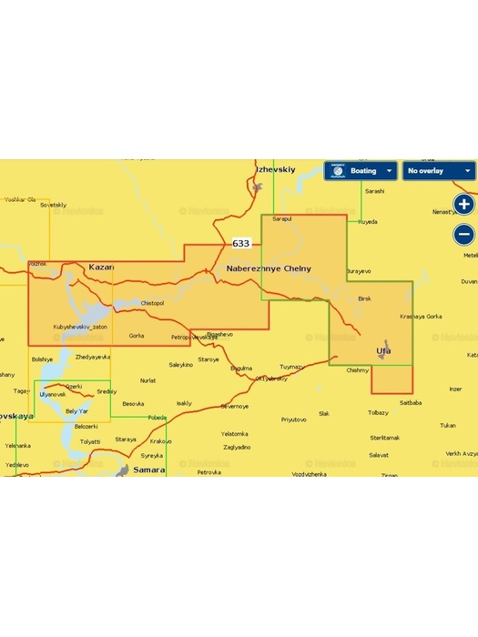 фото Карты Navionics Россия 5G633S2 Река Белая и нижняя Кама