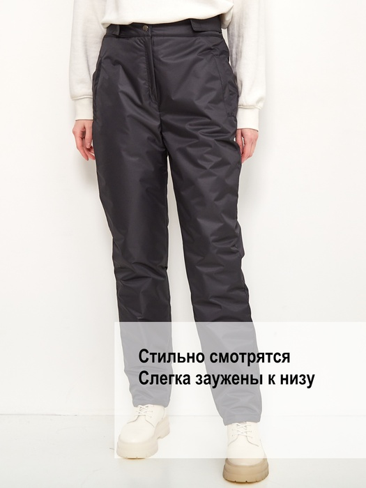 фото Женские зимние утепленные брюки KATRAN Winter (мембрана, черный)