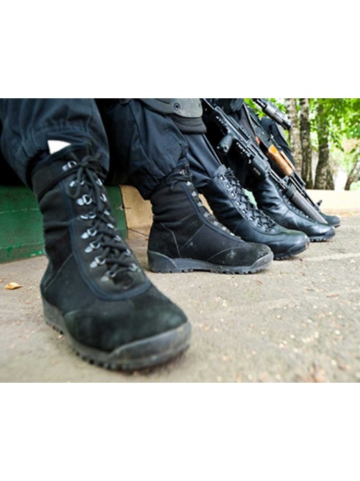фото Ботинки с высокими берцами Бутекс «КОБРА ZIP» велюр модель 12311
