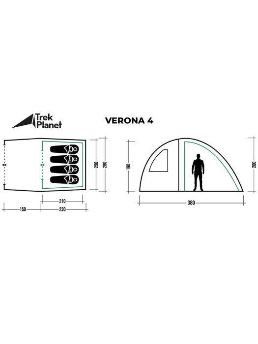 фото Палатка Trek Planet VERONA 4