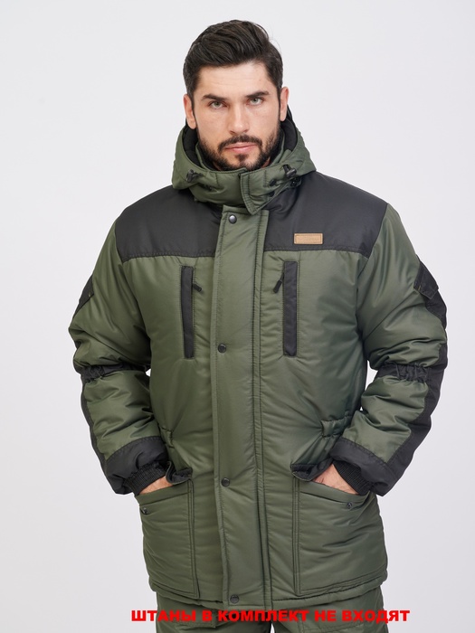 фото Куртка зимняя для охоты и рыбалки KATRAN АРХЫЗ-35°С (Таслан, хаки)