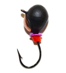 фото Мормышка вольфрамовая TROUT PRO , "Капля", диаметр 2 мм, чёрная покраска , 3 шт