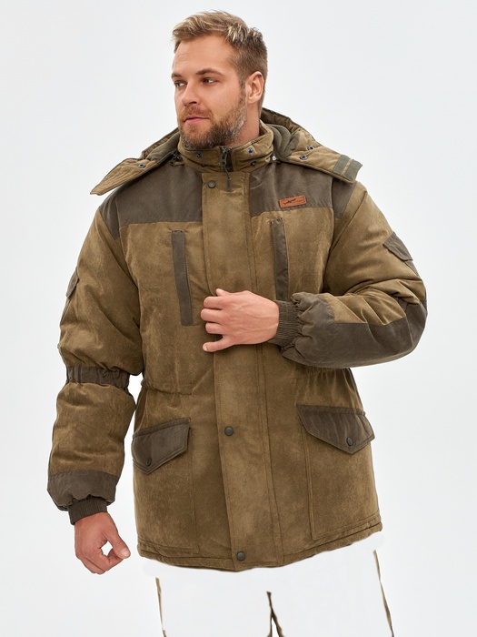 фото Куртка зимняя для охоты и рыбалки KATRAN ШКВАЛ -35°С (Финляндия, хаки)