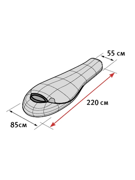 фото Спальный мешок Alexika Delta правый