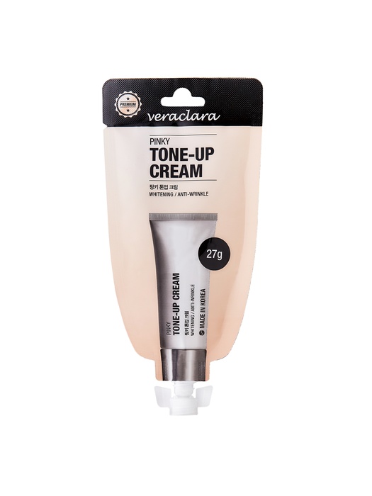 фото Крем тональный розовый Veraclara PINKY TONE-UP CREAM