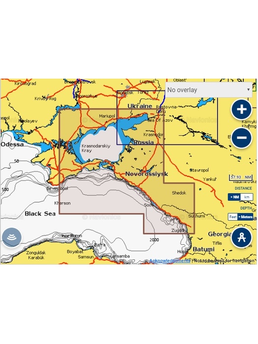 фото Карты Navionics Россия 5G632S2 Азовское море