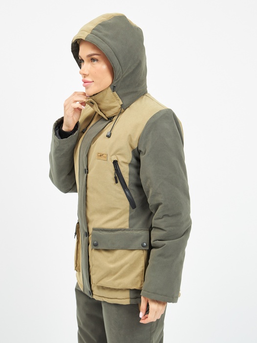 фото Куртка KATRAN Ангара -20С зимняя женская мембранная утепленная (Финляндия, св. хаки)
