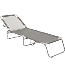 фото Раскладушка GoGarden CAMPER XL серая