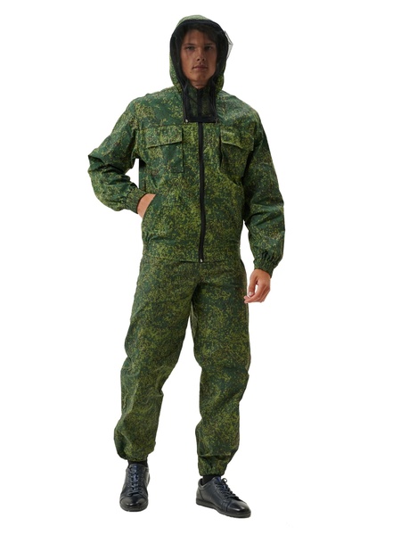 Летний антимоскитный костюм KATRAN ДОН MAX (Хлопок, зеленая цифра) - фото 3