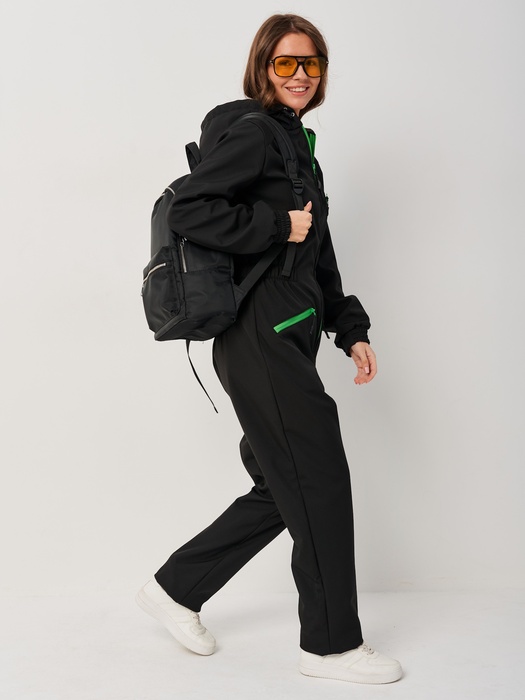 фото Комбинезон женский осенний для охоты и рыбалки KATRAN АМАЗОНКА (Софтшелл, черный)