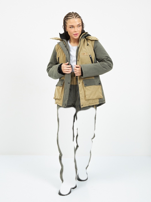 фото Куртка KATRAN Ангара -20С зимняя женская мембранная утепленная (Финляндия, св. хаки)