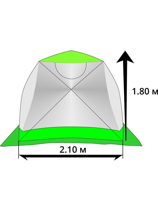 фото Зимняя палатка ЛОТОС Куб М2 Термо