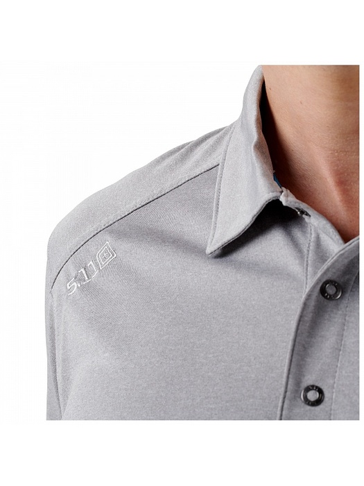 фото Поло 5.11 Tactical PARAMOUNT S/S Heather Grey (016)