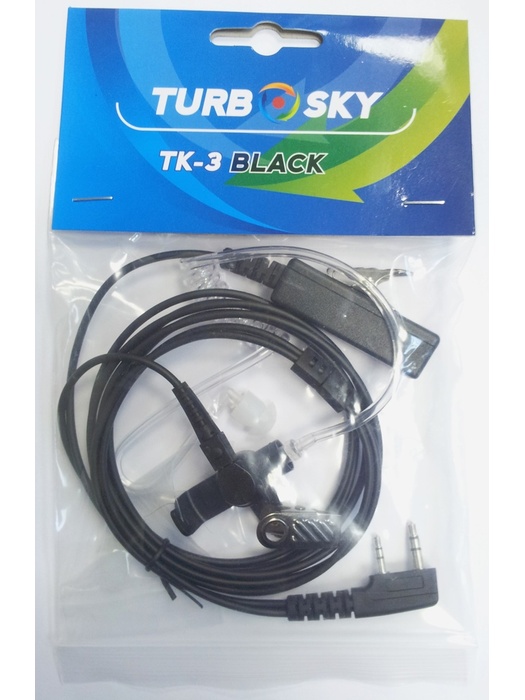 фото Гарнитура для рации TurboSky TK-3 Black