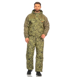 фото Демисезонный костюм Huntsman Таймень цвет Графика Листва ткань Taslan 320