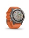 фото Garmin FENIX 6 Sapphire титановый (010-02158-14) с оранжевым ремешком