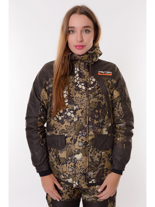 фото Женская куртка для рыбалки и охоты TRITON Горка -40 (Алова, бежевый)