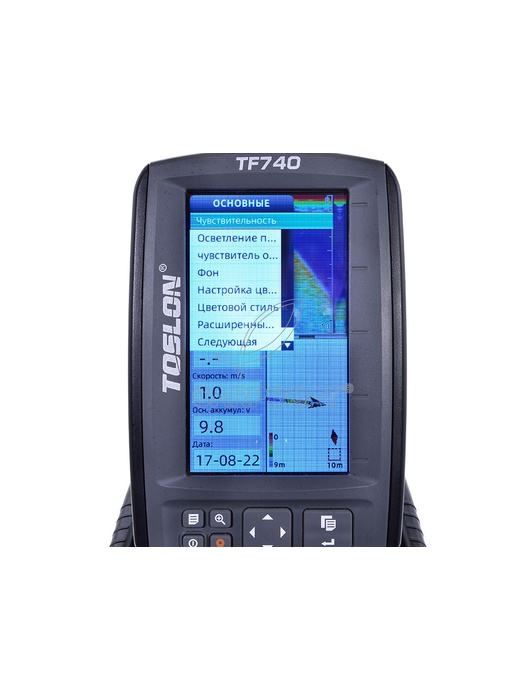 фото Беспроводной цветной картплоттер Fish-finder TF740 GPS+XPILOT