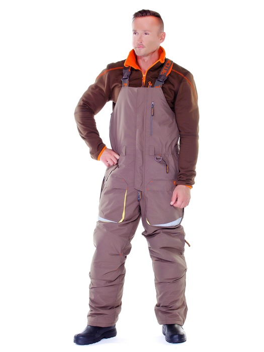 фото Зимний костюм для рыбалки и охоты TRITON Рыбак -45 (Таслан, бежевый)