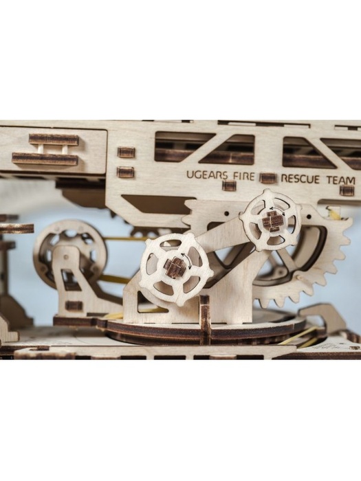 фото 3D деревянный конструктор UGEARS Пожарная лестница