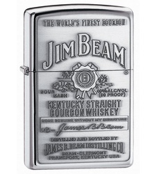 фото Зажигалка Zippo Jim Beam Chrome Emblem № 250JB.928