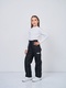 фото Зимние подростковые детские брюки для девочек KATRAN SLIDE (мембрана, черный)