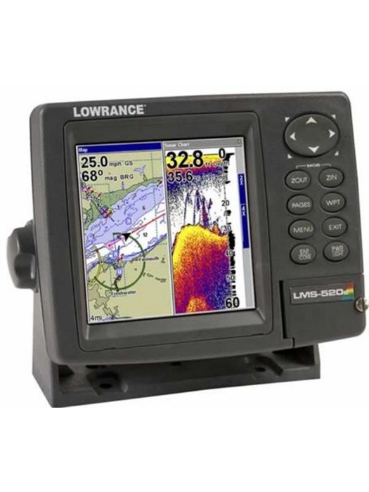 фото Lowrance LMS-520C с датчиком 200 КГц