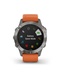 фото Garmin FENIX 6 Sapphire титановый (010-02158-14) с оранжевым ремешком