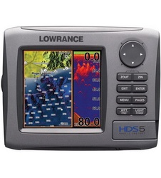 фото Lowrance HDS-5 с датчиком 83/200 КГц