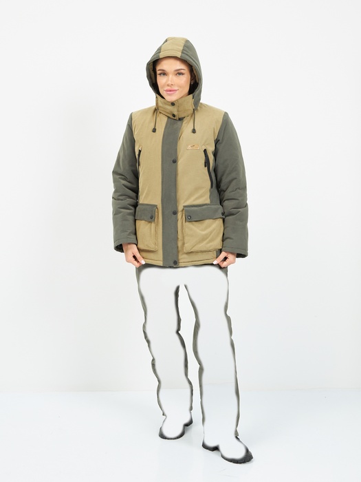 фото Куртка KATRAN Ангара -20С зимняя женская мембранная утепленная (Финляндия, св. хаки)