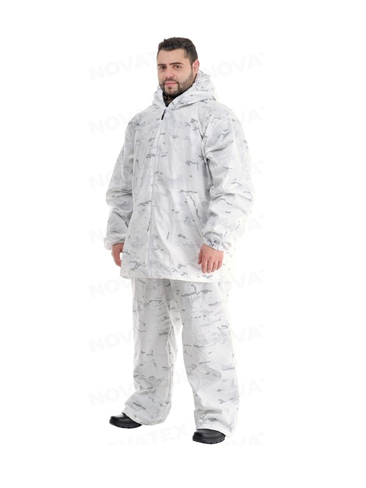 фото Маскировочный костюм «Снег» (сорочка, бел.цифра) КВЕСТ