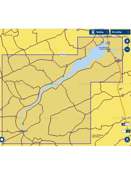 фото Карты Navionics Россия 5G763S Новосибирское водохранилище