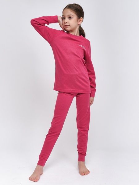 Детское термобельё для девочек KATRAN ЛУФФИ (+5°С до - 25°С) розовый\черный - фото 3