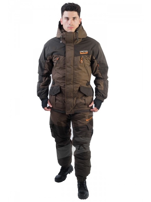 фото Зимний костюм для охоты и рыбалки TRITON Горка -40 (Твил, Коричневый) Брюки