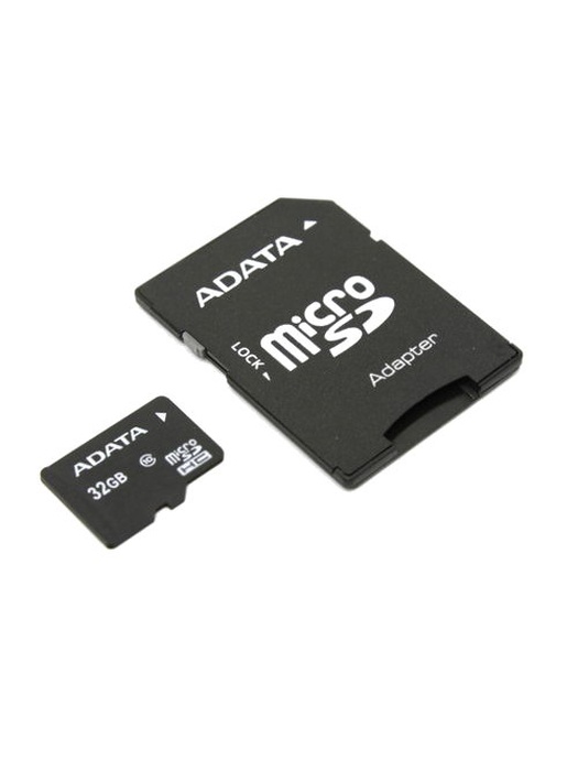 фото Карта памяти ADATA 32Gb (10 Класс), с переходником SD