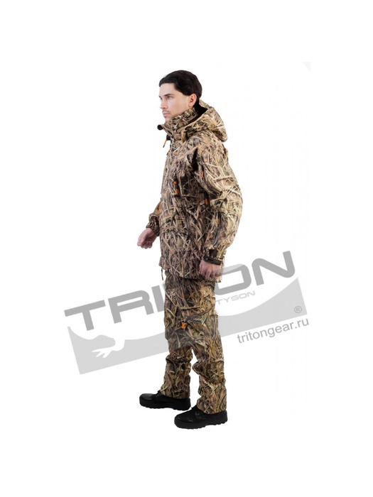 фото Летний костюм для рыбалки и охоты Triton Pro Duck Hunter (софтшелл, камыш)