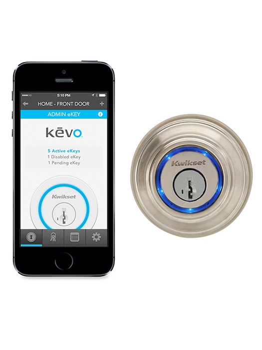 фото Bluetooth замок Kwikset Kevo Wireless для iPhone/iPad/iPod/Android cеребряный