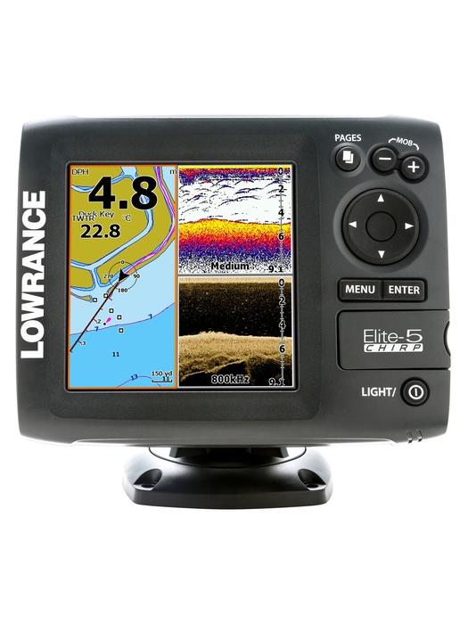 фото Lowrance Elite-5 Chirp (83\200+455\800kHz)