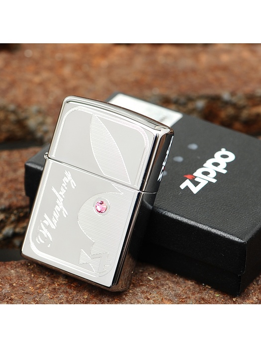 фото Зажигалка Zippo Playboy Crystal Eye № 24789