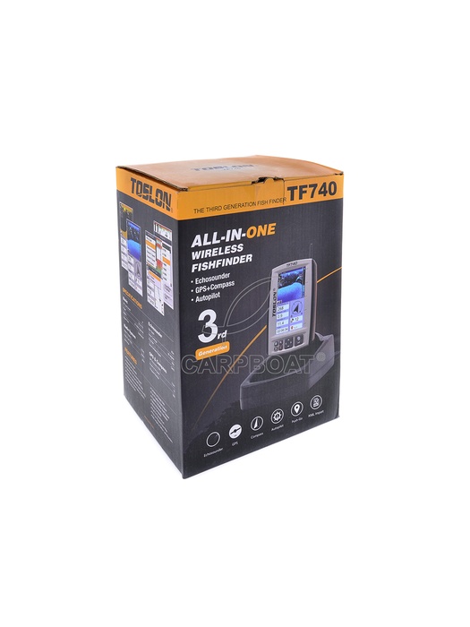 фото Беспроводной цветной картплоттер Fish-finder TF740 GPS+XPILOT