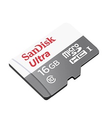 фото Карта памяти SanDisk Micro SDHC 16Гб Class 10 PREMIUM, с переходником SD