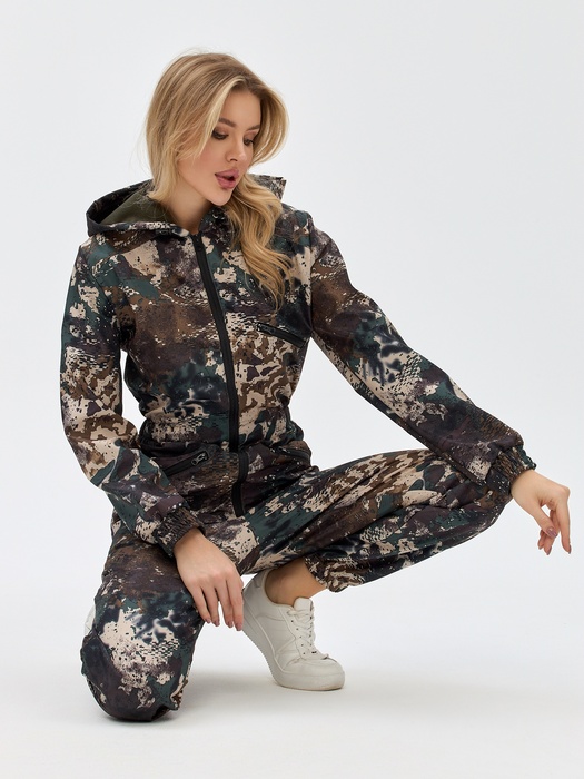 фото Комбинезон женский осенний для охоты и рыбалки KATRAN АМАЗОНКА (полофлис, Вудланд)