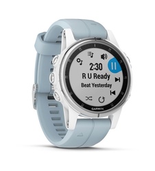 фото Garmin FENIX 5S Plus,Glass,Wht w/Sea FoamBnd (010-01987-23)