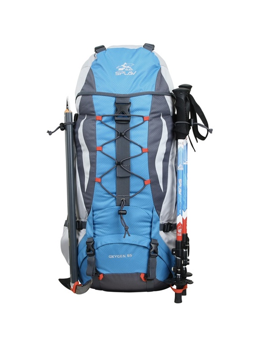 фото Туристический рюкзак СПЛАВ OXYGEN 65 (65 литров) синий